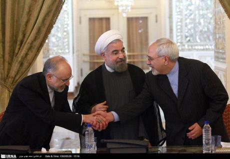 President-Rohani-with-Salehi-and-Zarif-2-HR