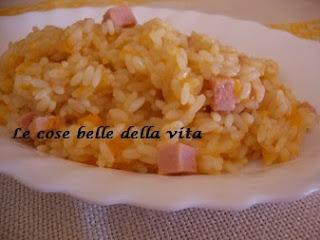 Risotto con la zucca