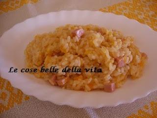 Risotto con la zucca