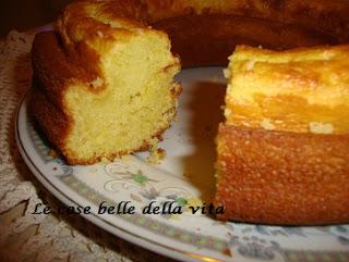 Ciambella alla panna e caramelle mou