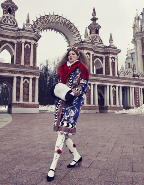 The Anastasia Of Winter Lindsey Wixson By Emma Summerton For Vogue Japan December.8