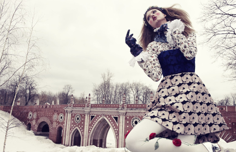The Anastasia Of Winter Lindsey Wixson By Emma Summerton For Vogue Japan December.13