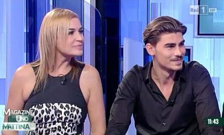 LORY DEL SANTO E MARCO CUCOLO INNAMORATI RAIUNO UNOMATTINA MAGAZINE GOSSIP 2013