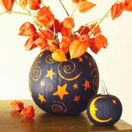 PER HALLOWEEN, ZUCCHE CON DECORI E PATTERNS DA PINTEREST