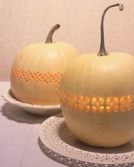 PER HALLOWEEN, ZUCCHE CON DECORI E PATTERNS DA PINTEREST