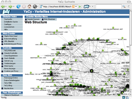 yacy webstructure