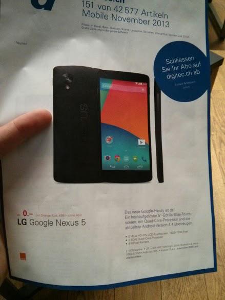 Nexus 5: rilascio, nuove foto unboxing ed hands on! 