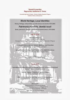 “Patrimonio mondiale, identità locali”, convegno interdisciplinare a Ragusa Ibla sull’Unesco