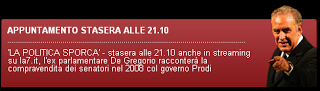 Servizio Pubblico del 31 ottobre. Diretta streaming