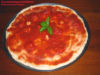 pizza con farina integrale