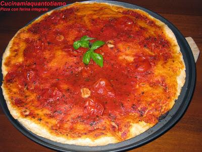 pizza con farina integrale