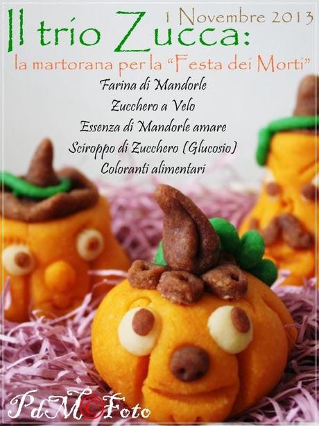 Il trio Zucca: la martorana per la “Festa dei Morti”