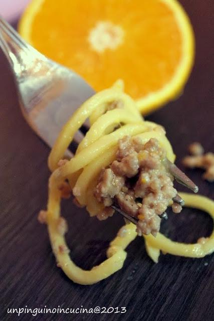 Scialatielli con ragù bianco al profumo d'arancia