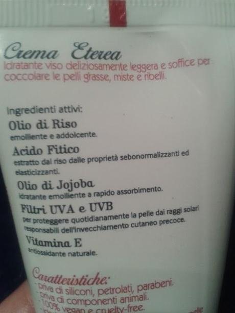 Recensione crema viso eterea neve cosmetics
