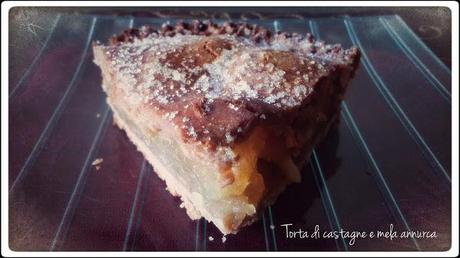 TORTA DI CASTAGNE E MELA ANNURCA (Chestnut cake and Annurca apple)