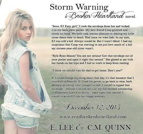 Cover reveal: Storm Warning by E. Lee and C. Quinn