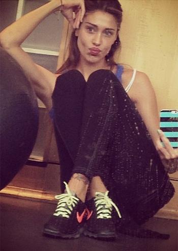 BELEN RODRIGUEZ IN PALESTRA SU INSTAGRAM GOSSIP 2013