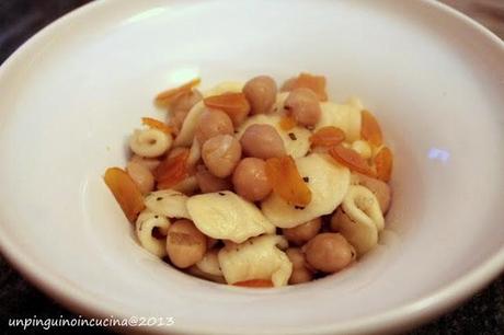 Pasta e ceci risottata con bottarga