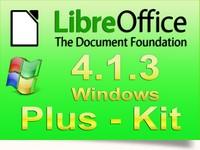 LibreOffice 4.1.3 PLUS KIT per Windows