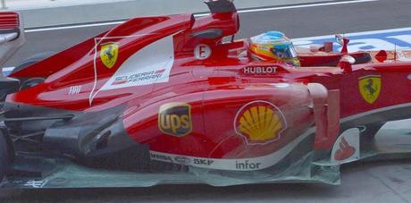 Gp. Abu Dhabi: problemi aerodinamici per la Ferrari F138