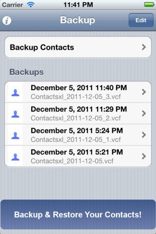 backup contact App Store Sales: i saldi dellApp Store del 2 Novembre