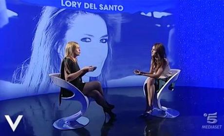 LORY DEL SANTO VERISSIMO INTERVISTA 2013 CANALE 5 GOSSIP