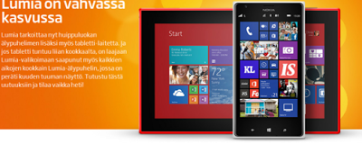 Lumia 1520 e 2520 presso lo store Elisa in preordine in Finlandia, consegne a inizio Dicembre