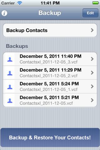 backup contact App Store Sales: i saldi dellApp Store del 3 Novembre
