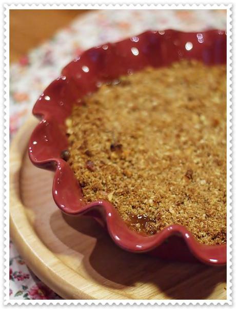 Crumble di pere e mele allo sciroppo d'acero e noci 2