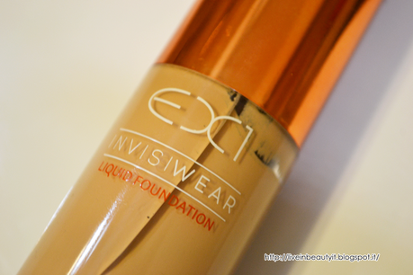 EX1 Cosmetics, Invisiwear Liquid Foundation - Review and swatches