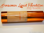 Cosmetics, Invisiwear Liquid Foundation Review swatches