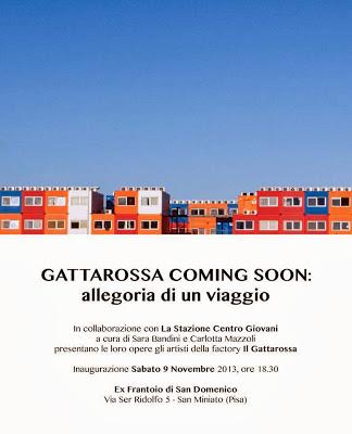 A San Miniato, GATTAROSSA COMING SOON: allegoria del viaggio