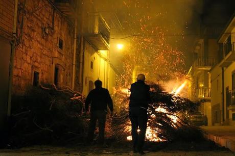 Orsara di Puglia e la festa delle Fucacoste