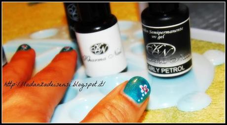 Smalto semipermanente Kharma Nail + nail art