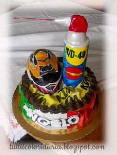 Torta per un appassionato di moto enduro Torta per un appassionato di moto enduro
