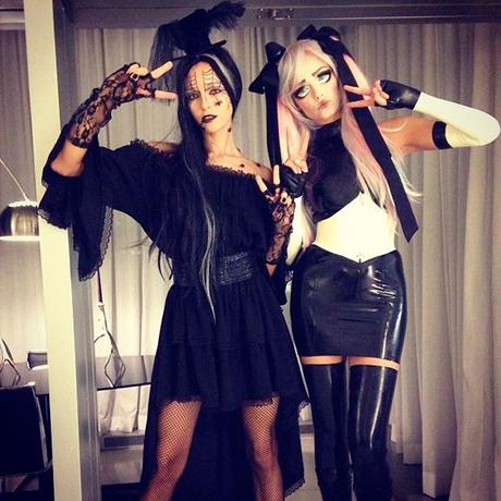 Natasha Poly e il costume di Halloween