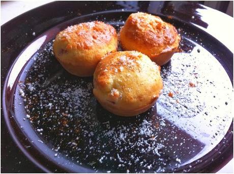 Muffins salati con parmigiano, pancetta e paprika dolce