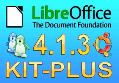 LibreOffice 4.1.3 KIT PLUS sotto Ubuntu