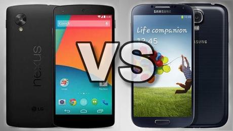 nexus s4 Nexus 5 VS Galaxy S4   saltano fuori le prime debolezze ?