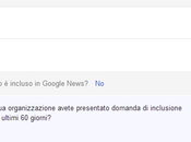 Google News Parte): richiesta inclusione