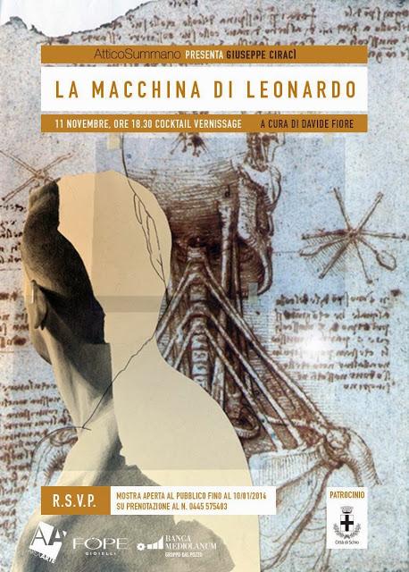 Giuseppe Ciracì | LA MACCHINA DI LEONARDO a cura di Davide Fiore