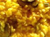 Risotto giallo zucca funghi radio