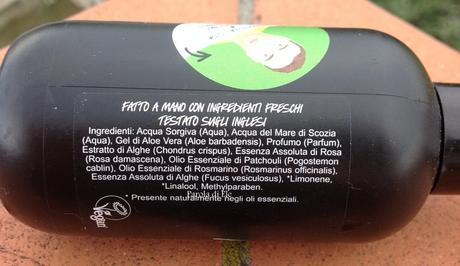 LUSH: Acqua di vita (tonico) LUSH: Acqua di vita (tonico)