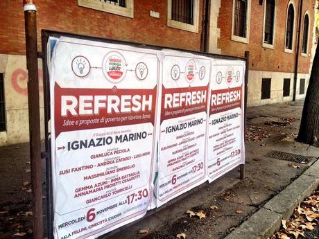 Le affissioni abusive finalmente oscurate in tutta la città. E' un palliativo, ma è già qualcosa