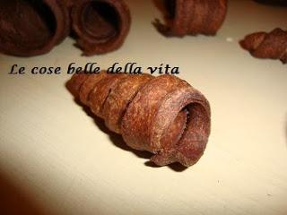 Conetti al cioccolato