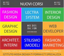 Istituto Moda Design: Nuovi Corsi Moda Design a Bari, Puglia. 