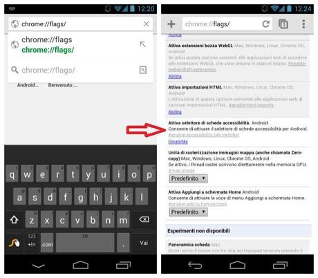 schede accessibilita androidpit Chrome Beta: novità e download [Google Play]