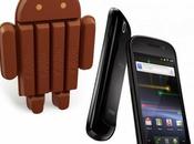 Samsung Nexus riceve prima basata Android KitKat