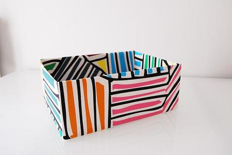 DIY: How to cover a box with fabric 2 - Adele Rotella