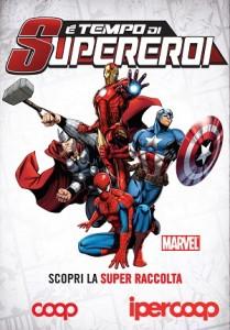 Marvel in collaborazione con la Coop lanciano liniziativa E Tempo di Supereroi Marvel Coop 